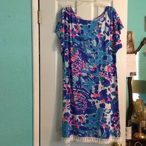 Lily Pulitzer  throw on a dress or beach cover-up